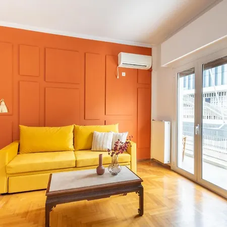 Spacious High-ceiling 2-bedroom By Acropolis Museum Apartament Atena